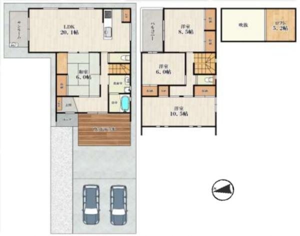 堺市北区新堀町2丁　中古戸建