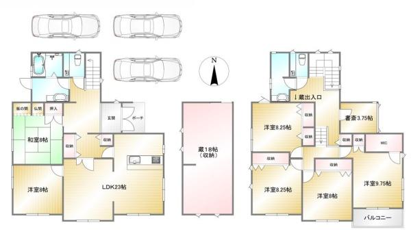 堺市東区野尻町　中古戸建