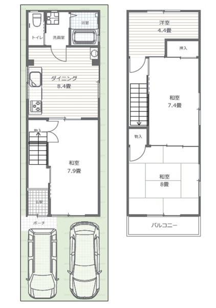 堺市東区日置荘西町6丁　中古戸建