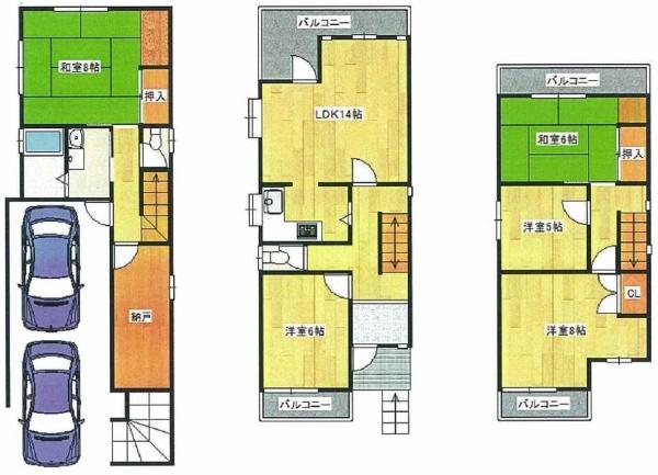 堺市北区常磐町2丁　中古戸建