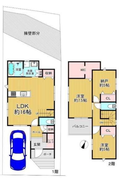 堺市西区上野芝向ヶ丘町2丁　新築戸建