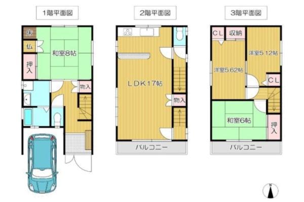 堺市中区深井北町　中古戸建