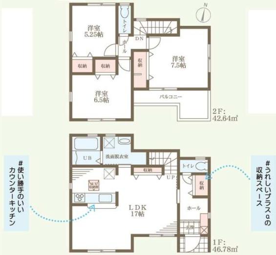 堺市中区深井清水町1号棟　新築戸建
