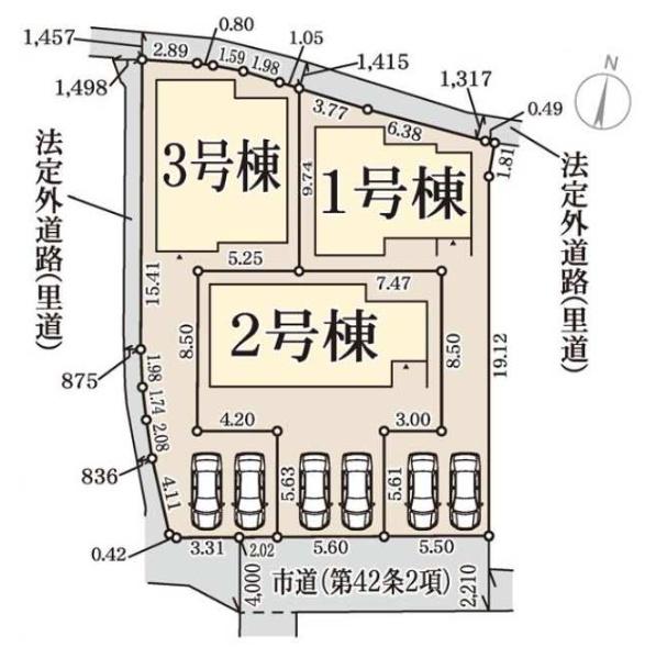 堺市中区深井清水町2号棟　新築戸建