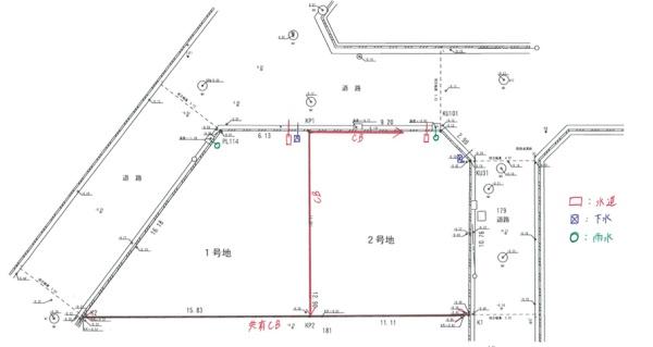 堺市北区東上野芝町2丁1号地　売土地