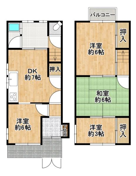 堺市西区上野芝町3丁　中古戸建