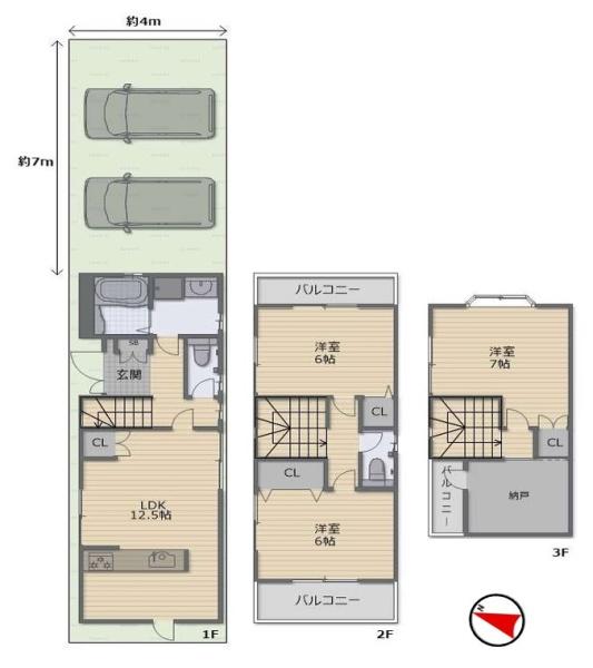 堺市西区上野芝向ヶ丘町5丁　中古戸建
