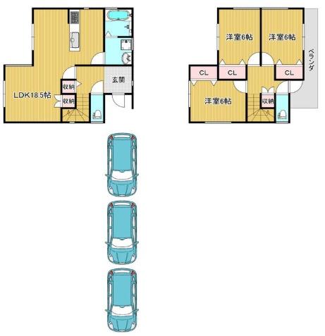 堺市西区浜寺元町3丁　中古戸建