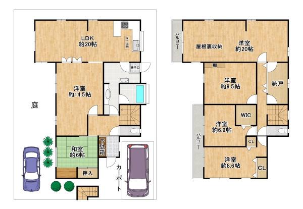 堺市南区庭代台４丁の中古一戸建て