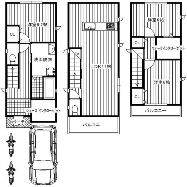 堺市西区上　新築戸建