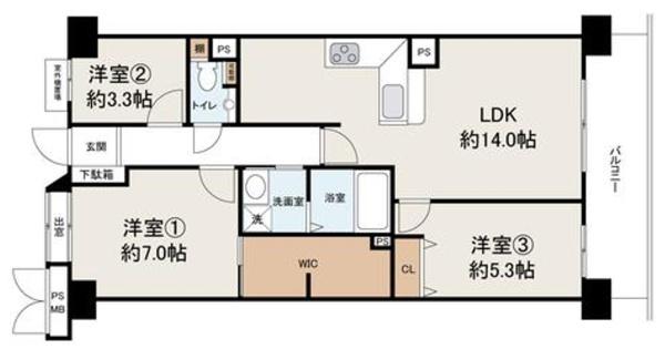 ライオンズマンション上野芝5丁