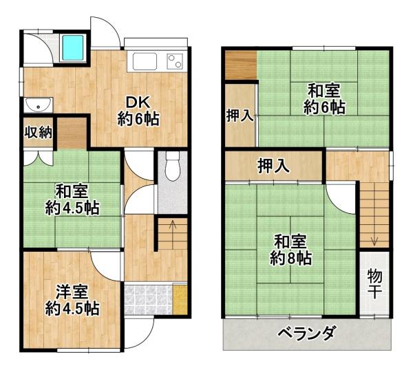 松原市北新町5丁目　中古戸建