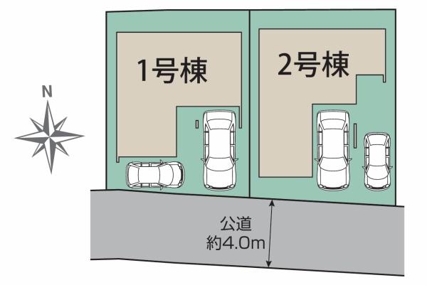 堺市東区北野田2号棟　新築戸建