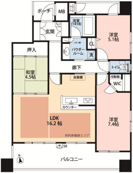ディークラディア堺北三国ヶ丘