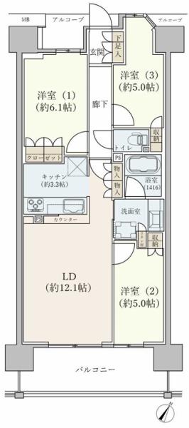 ザ・パークハウスオイコス三国ヶ丘