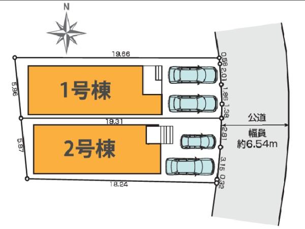 堺市東区北野田2号棟　新築戸建
