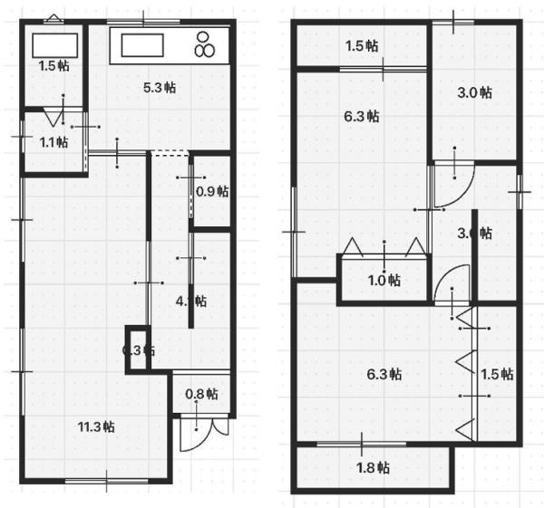 堺市堺区香ヶ丘町5丁　中古戸建