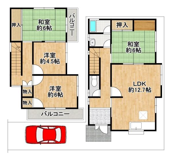 堺市東区引野町３丁の中古一戸建て