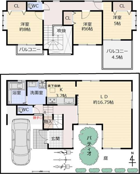 堺市東区高松の中古一戸建て