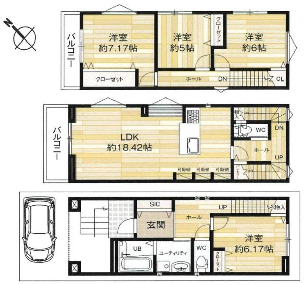 堺市堺区材木町東4丁　新築戸建