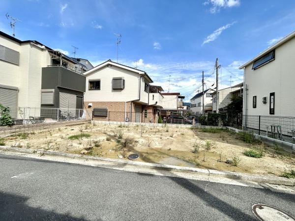 堺市東区北野田の土地(前面道路含む現地写真)