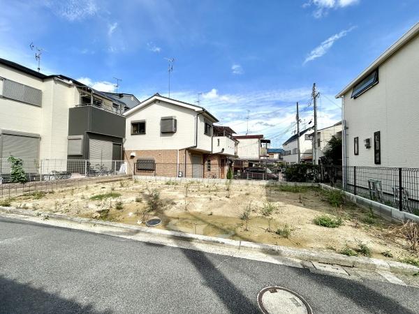堺市東区北野田の土地(前面道路含む現地写真)