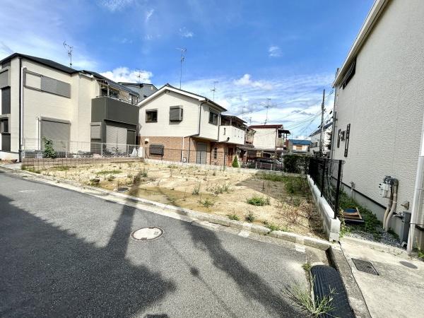 堺市東区北野田の土地(現地土地写真)