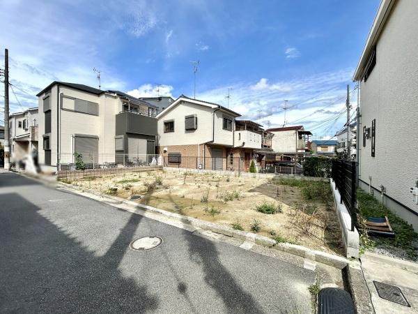 堺市東区北野田の土地(現地土地写真)