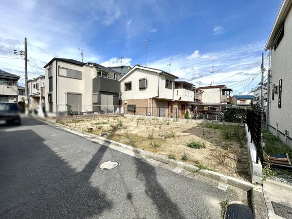堺市東区北野田の土地(現地土地写真)