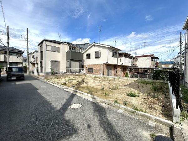 堺市東区北野田の土地(前面道路含む現地写真)