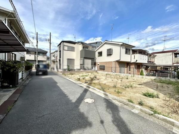堺市東区北野田の土地(前面道路含む現地写真)
