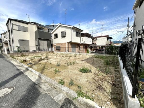 堺市東区北野田の土地(現地土地写真)
