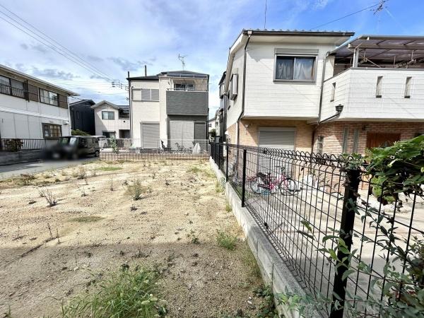 堺市東区北野田の土地(現地土地写真)