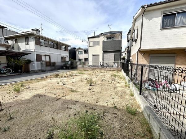 堺市東区北野田の土地(現地土地写真)