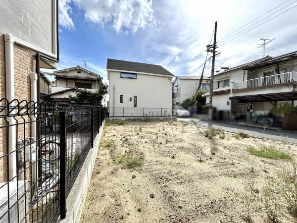 堺市東区北野田の土地(現地土地写真)