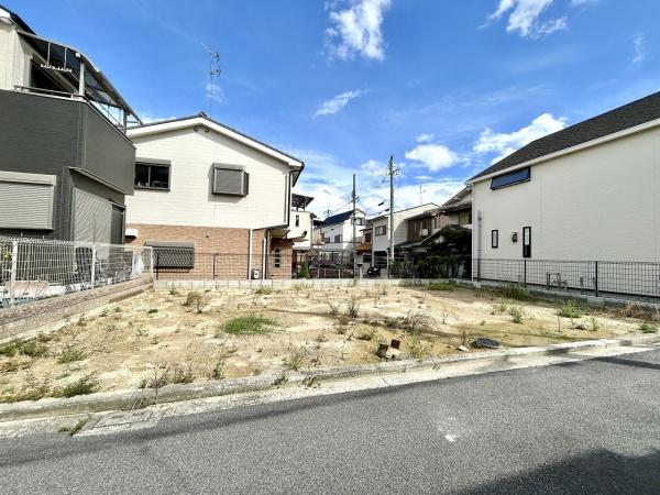 堺市東区北野田の土地(現地土地写真)