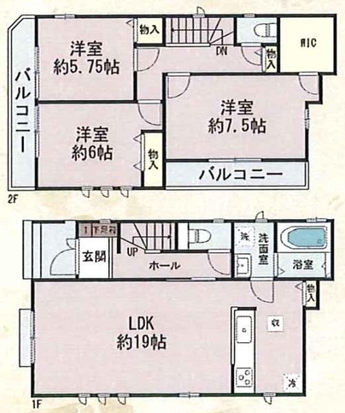 堺市東区日置荘西町1丁B号棟　新築戸建