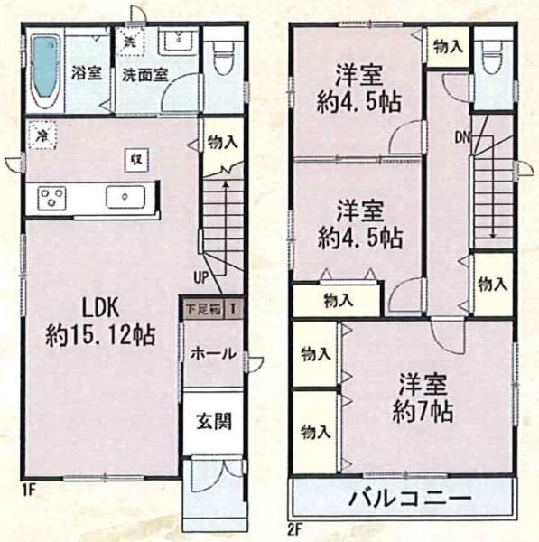 堺市東区日置荘西町1丁D号棟　新築戸建