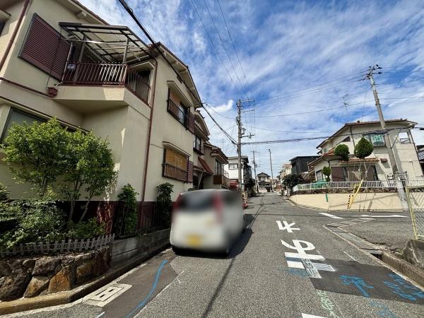 堺市中区土師町1丁の土地(前面道路含む現地写真)