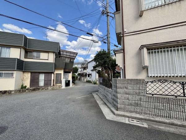 堺市東区菩提町5丁の土地(前面道路含む現地写真)