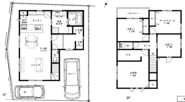 堺市東区丈六　新築戸建