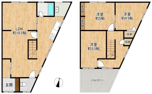 堺市北区東浅香山町1丁　中古戸建
