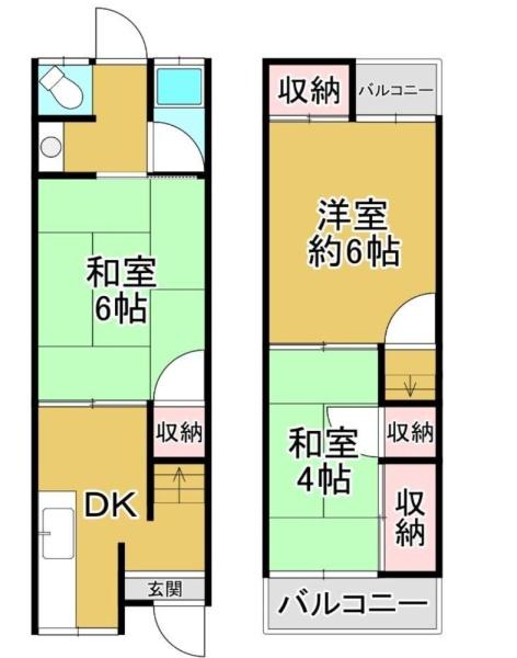 堺市東区草尾　中古テラスハウス