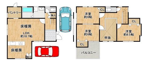 松原市北新町1丁目　中古戸建