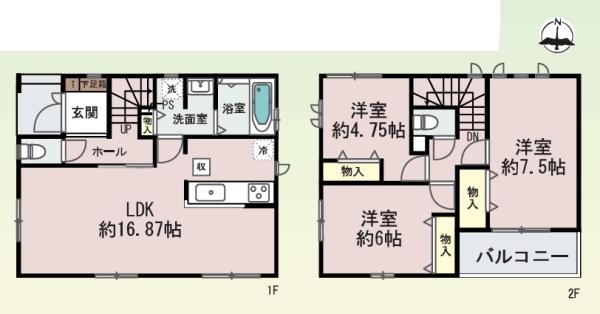 堺市美原区黒山1号棟　新築戸建