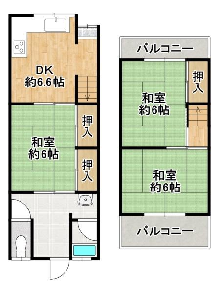堺市西区津久野町３丁の中古一戸建て