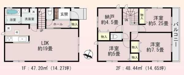 堺市中区福田D号棟　新築戸建