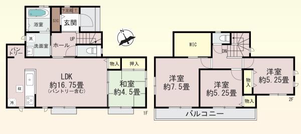堺市南区高倉台4丁B号棟　新築戸建