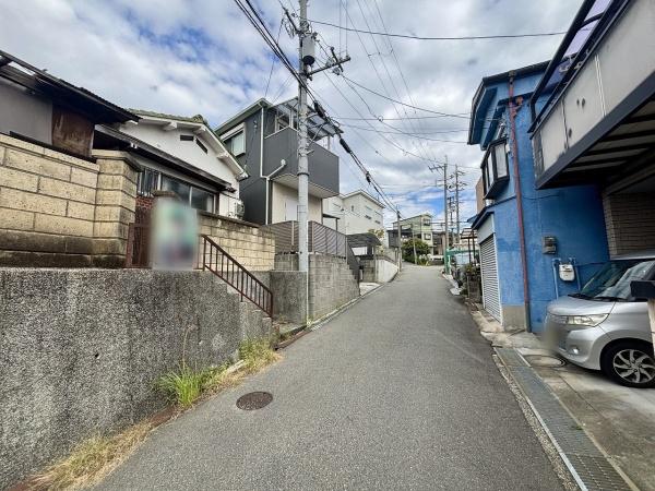 堺市中区深井中町の土地(前面道路含む現地写真)