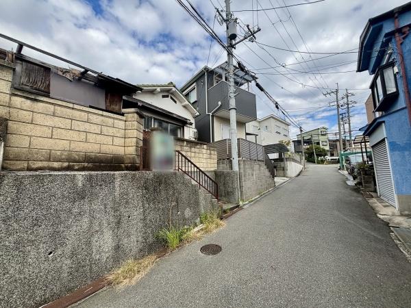 堺市中区深井中町の土地(前面道路含む現地写真)